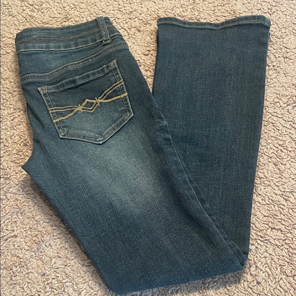 🔥4/$20 Mudd Girls Skinny Boot Stretch Jeans - size 10